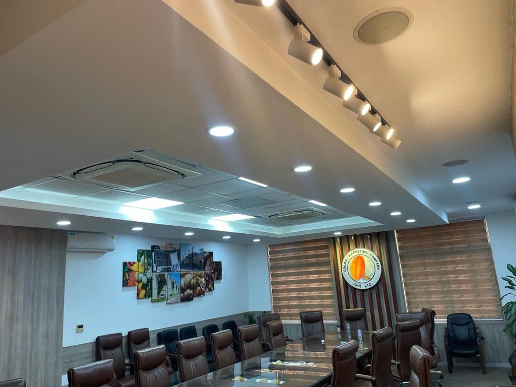 CMC board room completed meeting space