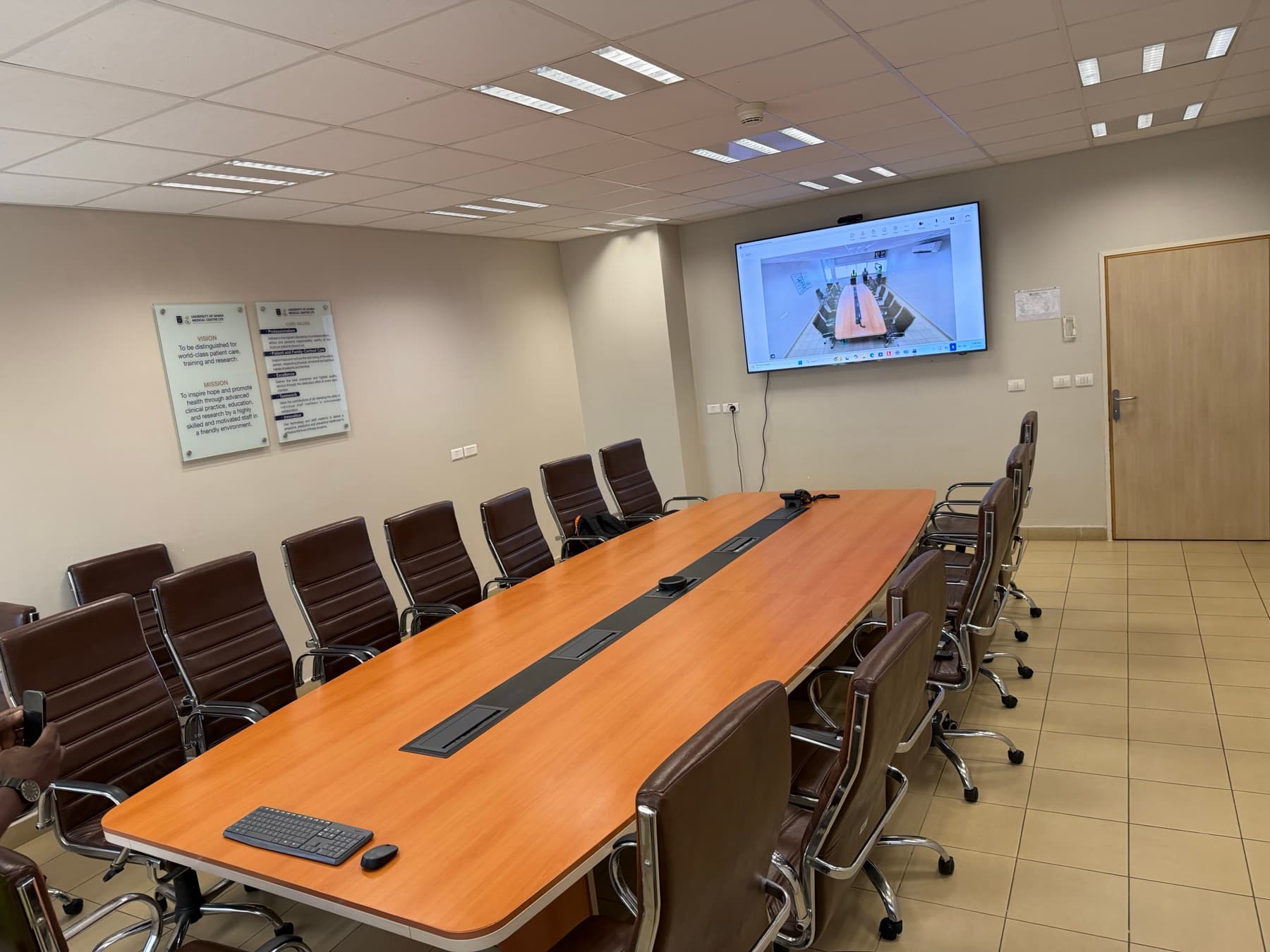 UGMC simulation conference room overview