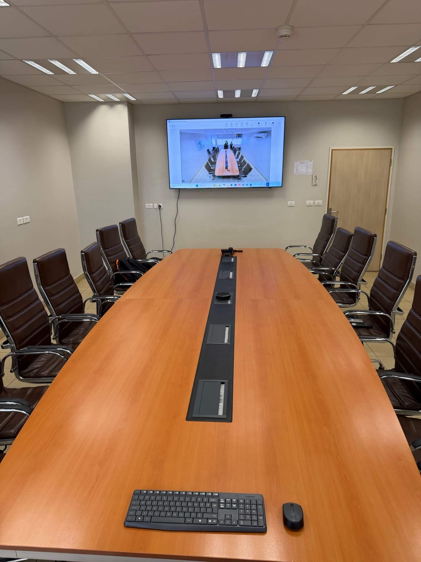 UG Medical board room technology-ready conference setup